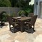 Highwood Usa Lehigh 5pc Square Outdoor Patio Furniture Dining Set AD-DNL44-ACE - alternate 3